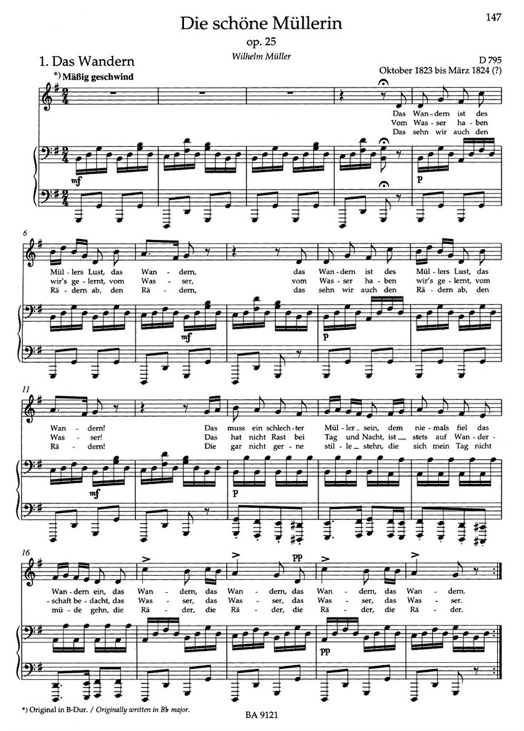 Lieder, Volume 1
